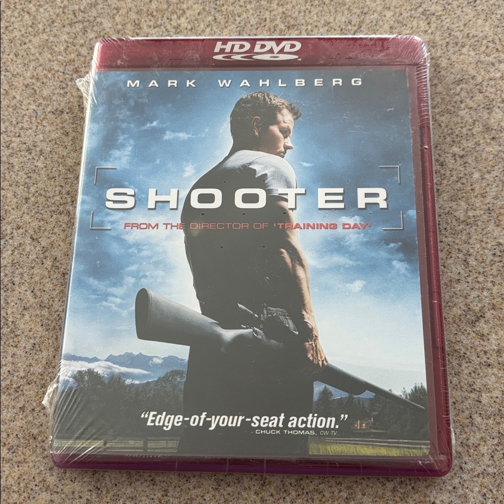 Shooter HD DVD, New in sealed case, Mark Wahlberg, Thriller